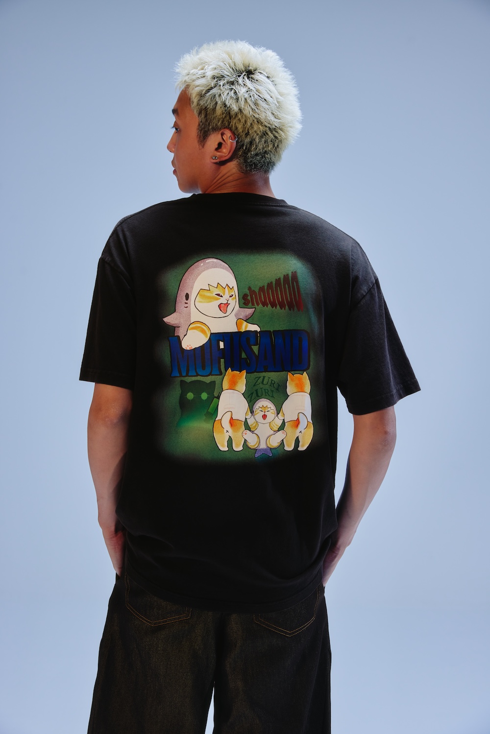 TEE(HORROR SAME NYAN) 背面